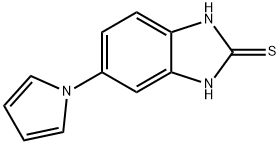 5-(1H-Pyrrol-1-yl)-2-mercaptobenzimidazole 구조식 이미지