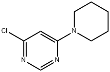 4-클로로-6-피페리딘-1-일-피리미딘 구조식 이미지