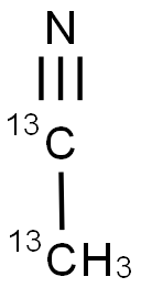 ACETONITRILE (1,2-13C2) Structure