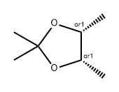(4R,5S)-2,2,4,5-Tetramethyl-1,3-dioxolane Structure