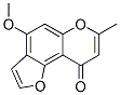 4-Methoxy-7-methyl-9H-furo[2,3-f][1]benzopyran-9-one Structure