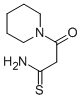 3-OXO-3-PIPERIDIN-1-YLPROPANETHIOAMIDE Structure