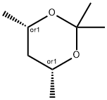 2,2,4,6-테트라메틸-1,3-디옥산 구조식 이미지