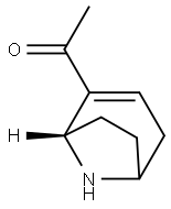 Ethanone, 1-(8-azabicyclo[3.2.1]oct-2-en-2-yl)-, (1S)- (9CI) Structure