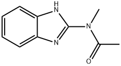 Acetamide, N-2-benzimidazolyl-N-methyl- (8CI) 구조식 이미지