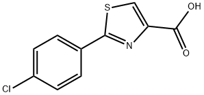 2-(4-CHLOROPHENYL)-1,3-THIAZOLE-4-CARBOXYLIC ACID Structure