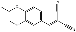 (4-Ethoxy-3-methoxybenzylidene)malononitrile Structure