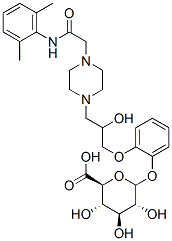Desmethyl Ranolazine -D-Glucuronide Structure