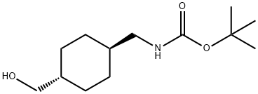 trans-4-(Boc-aMinoMethyl)cyclohexaneMethanol, 97% 구조식 이미지