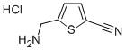 5-(AMINOMETHYL)THIOPHENE-2-CARBONITRILE HYDROCHLORIDE Structure