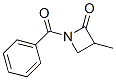 2-Azetidinone,  1-benzoyl-3-methyl- Structure