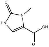 3-Methyl-2-oxo-2,3-dihydro-1H-imidazole-4-carboxylic acid Structure