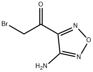 Ethanone, 1-(4-amino-1,2,5-oxadiazol-3-yl)-2-bromo- (9CI) Structure