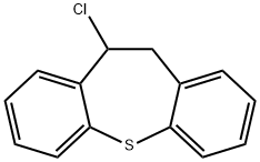 10-클로로-10,11-디하이드로-디벤즈(b,f)티에핀 구조식 이미지