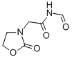 3-Oxazolidineacetamide, N-formyl-2-oxo- Structure