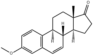 3-methoxyestra-1,3,5(10),6-tetraen-17-one  Structure