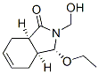 1H-Isoindol-1-one,3-ethoxy-2,3,3a,4,7,7a-hexahydro-2-(hydroxymethyl)-,(3alpha,3aalpha,7aalpha)-(9CI) 구조식 이미지