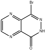 8-브로모피라지노[2,3-d]피리다진-5(6H)-온 구조식 이미지