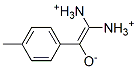 (Z)-2-디아조니오-1-(4-메틸페닐)에테놀레이트 구조식 이미지