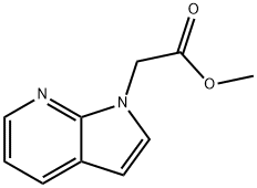 Pyrrolo[2,3-b]pyridin-1-yl-acetic acid Methyl ester Structure