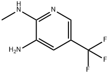 3-AMINO-2-(METHYLAMINO)-5-(TRIFLUOROMETHYL)PYRIDINE 구조식 이미지