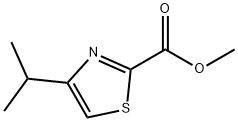 2-Thiazolecarboxylic  acid,4-(1-methylethyl)-,methyl  ester Structure