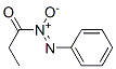 Diazene,  (1-oxopropyl)phenyl-,  2-oxide  (9CI) Structure