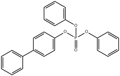 4-비페닐올디페닐포스페이트 구조식 이미지