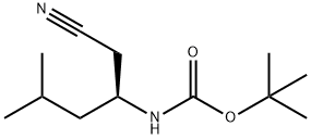 (S)-N-BOC-2-AMINO-4-METHYLPENTYL CYANIDE Structure