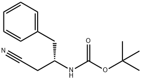 (S)-N-BOC-2-AMINO-3-PHENYLPROPYL CYANIDE Structure