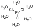 Praseodymium(III) chloride hexahydrate 구조식 이미지