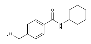 4-(aminomethyl)-N-cyclohexylbenzamide Structure