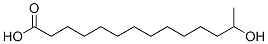 13-Hydroxymyristic acid Structure