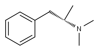 dimetamfetamine  Structure