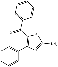 (2-AMINO-4-PHENYL-THIAZOL-5-YL)-PHENYL-METHANONE Structure