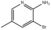 2-Amino-3-bromo-5-methylpyridine 구조식 이미지