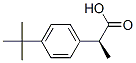 Benzeneacetic acid, 4-(1,1-dimethylethyl)--alpha--methyl-, (S)- (9CI) Structure