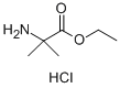 2-Amino-2-methyl-propionic acid ethyl ester hydrochloride 구조식 이미지