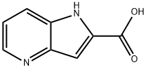 1H-피롤로[3,2-B]피리딘-2-카르복실산 구조식 이미지