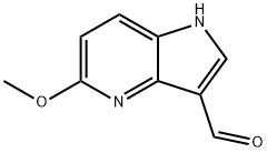 5-METHOXY-1H-PYRROLO[3,2-B]PYRIDINE-3-CARBALDEHYDE Structure