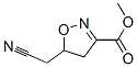 3-이속사졸카르복실산,5-(시아노메틸)-4,5-디히드로-,메틸에스테르(9CI) 구조식 이미지
