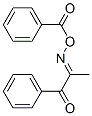 O-benzoyl-N-(1-methyl-2-oxo-2-phenylethylidene)hydroxylamine Structure