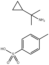 2-CYCLOPROPYL-2-PROPYLAMINE P-TOLUENESULFONATE 구조식 이미지