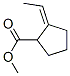 Cyclopentanecarboxylic acid, 2-ethylidene-, methyl ester, (Z)- (9CI) Structure
