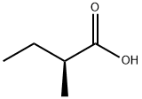 (S)-(+)-2-Methylbutyric acid 구조식 이미지