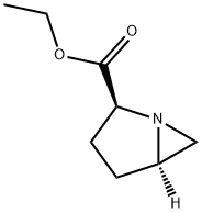 1-Azabicyclo[3.1.0]hexane-2-carboxylicacid,ethylester,(2S-trans)-(9CI) Structure
