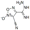 1,2,5-Oxadiazole-3-carboximidicacid,4-cyano-,hydrazide,5-oxide(9CI) 구조식 이미지