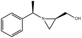 [1-(1'(R)-알파-메틸벤질)-아지리딘-2(R)-일]-메탄올 구조식 이미지