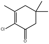 2-CHLORO-3,5,5-TRIMETHYL-CYCLOHEX-2-ENONE Structure