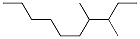 3,4-dimethyldecane Structure